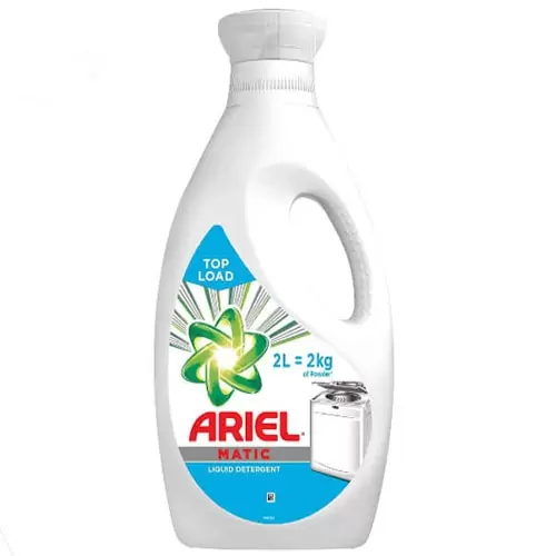 ARIEL MATIC LIQUID TOP LOAD 2L+500ML FREE 2 l