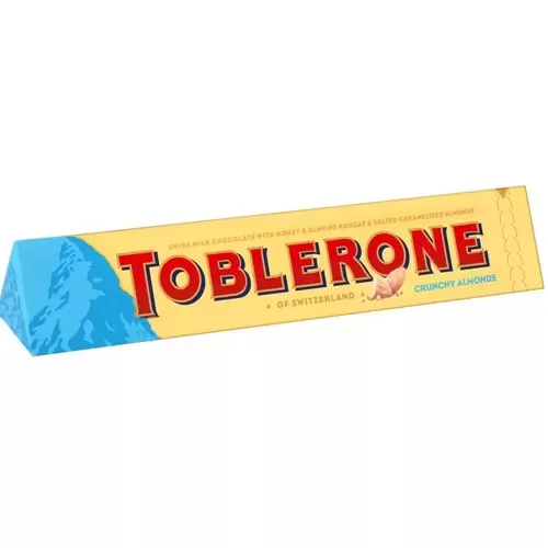 TOBLERONE CRUNCHY ALMONDS CHOCOLATE 100G 100 gm