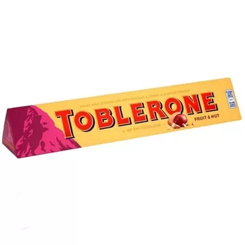 TOBLERONE FRUIT & NUT CHOCOLATE 100G 100 gm