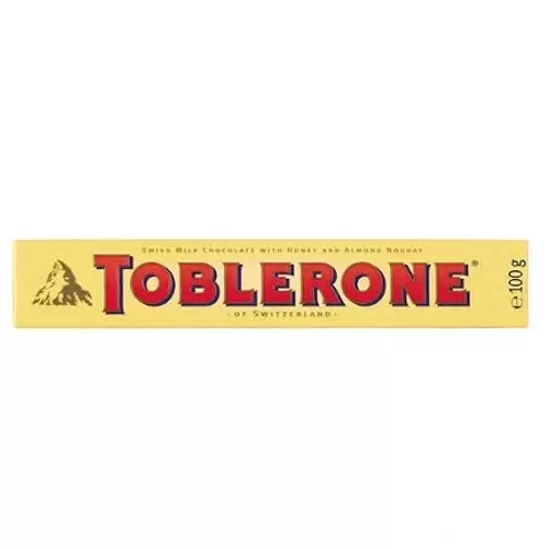 TOBLERONE MILK CHOCOLATE 100G 100 gm