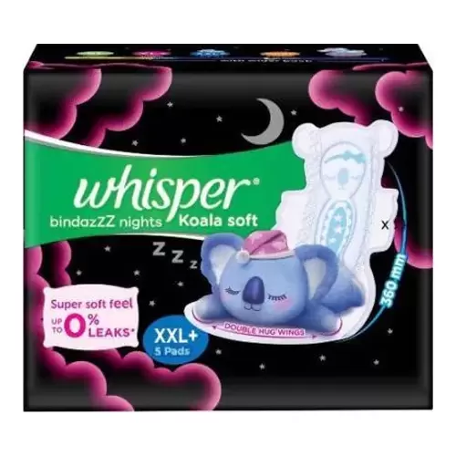 WHISPER BINDAZZZ NIGHTS XXL  5 Nos