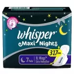 WHISPER MAXI NIGHT XL WINGS 7Nos