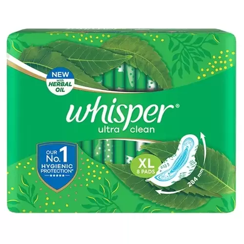 WHISPER ULTRA CLEAN WINGS XL 8 Nos