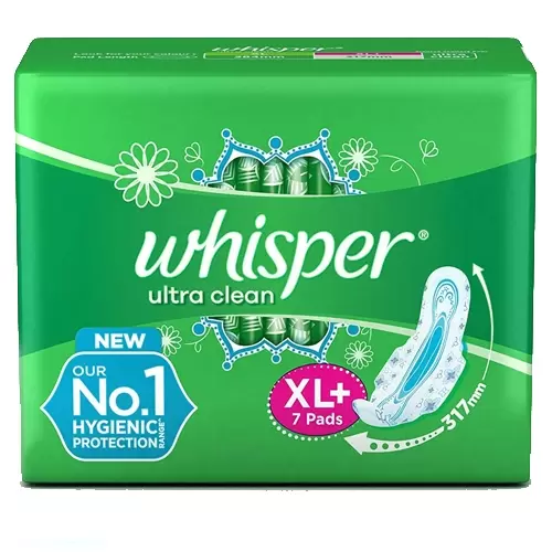 WHISPER COMFORT ULTRA CLEAN XL PLUS WINGS 7 Nos