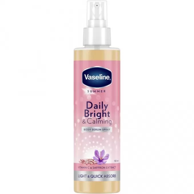 VASELINE DAILY BRIGHT CALMING SERUM SPRAY 180ML 180 ml