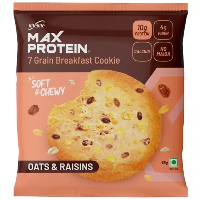 RITEBITE 7 GRAIN OATS&RAISINS 55G 55 gm