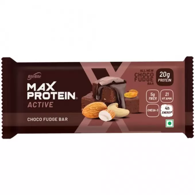 RITEBITE ACTIVE CHOCO FUDGE BAR 75G 75 gm