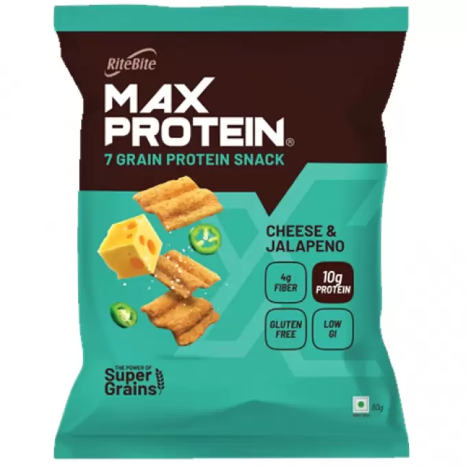 RITEBITE CHEESE & JALAPENO SNACK 60G 60 gm