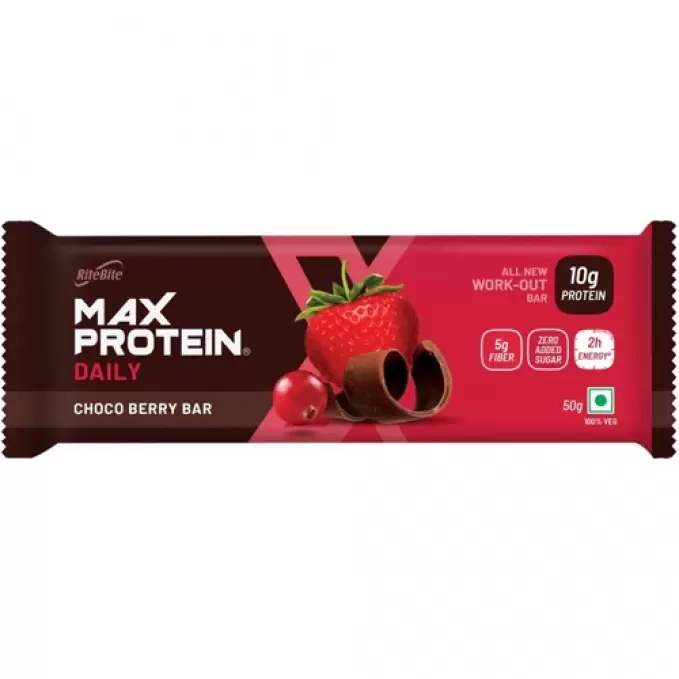 RITEBITE DAILY CHOCO BERRY BAR 50G 50 gm