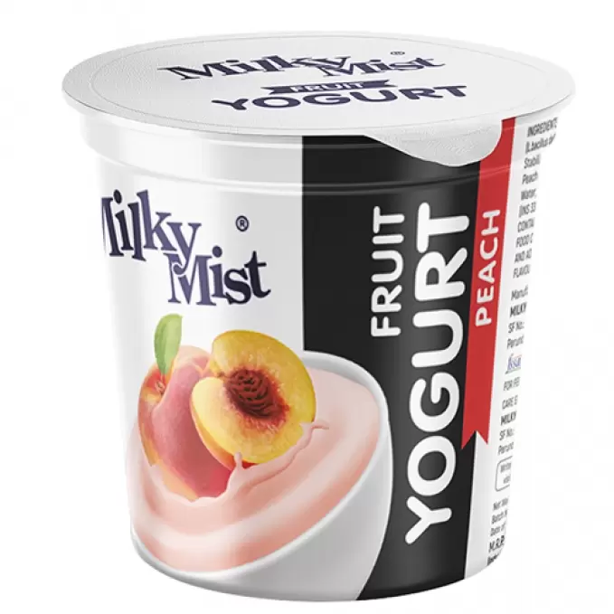 MILKY MIST FRUIT YOGHURT PEACH 100 gm