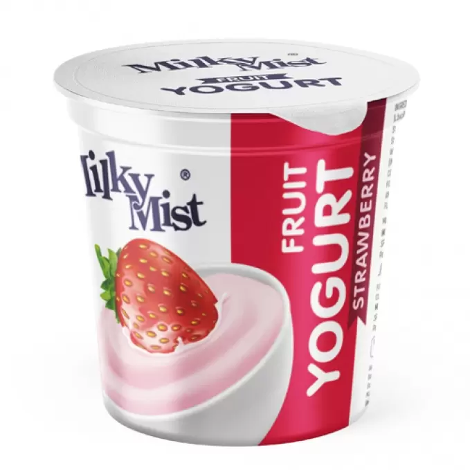 MILKY MIST FRUIT YOGHURT STRAWBERRY 100 gm