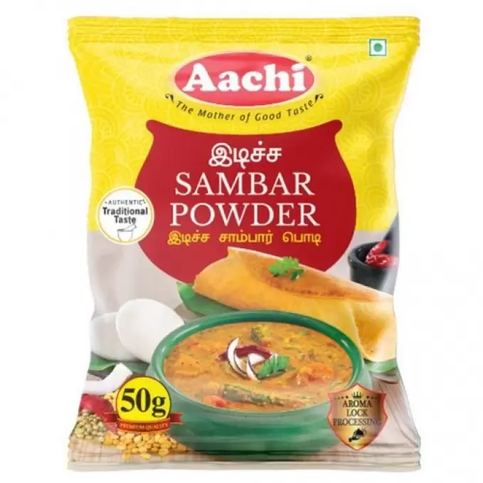 AACHI IDICHA SAMBAR POWDER 50G 50 gm