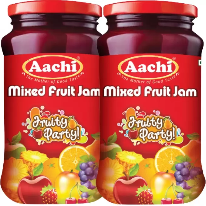 AACHI MIXED FRUIT JAM  450 gm