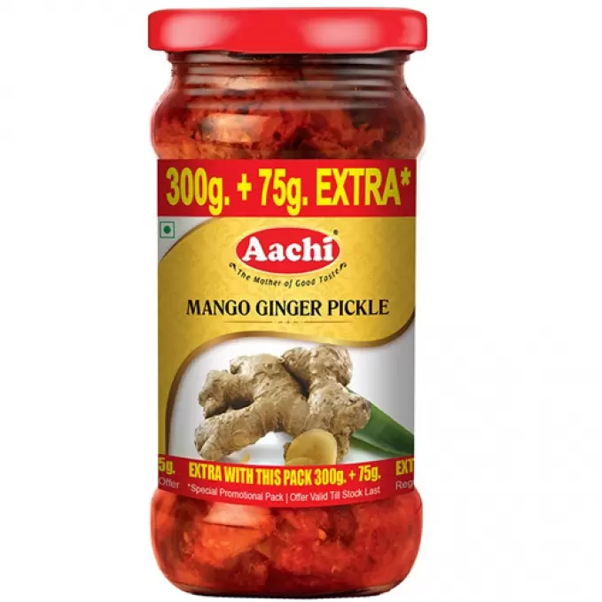 AACHI MANGO GINGER PICKLE 300G 300 gm