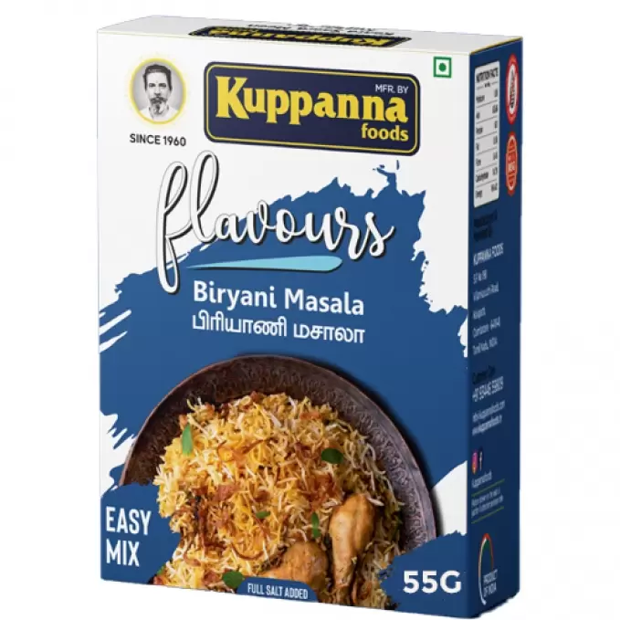 KUPPANNA BIRYANI MASALA 55GM 55 gm