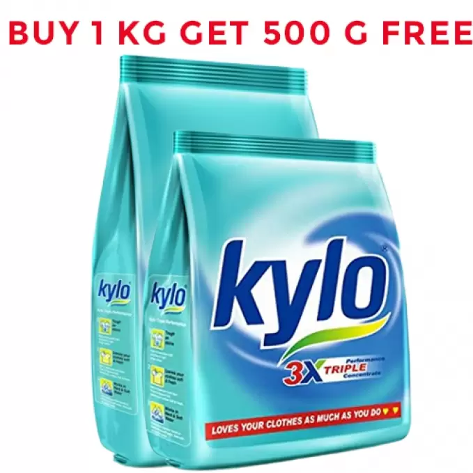 KYLO DETERGENT POWDER 1KG+500GM 1.5 kg