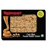 RAJARAMS CAKE STYLE PEANUT BUTTER CHIKKI 100GM 100gm