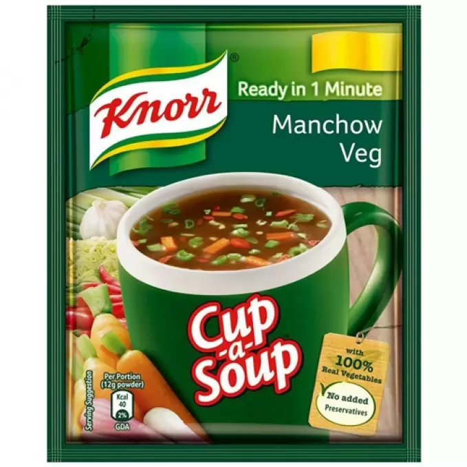 KNORR MANCHOW VEG CUP SOUP 12 GM 12 gm