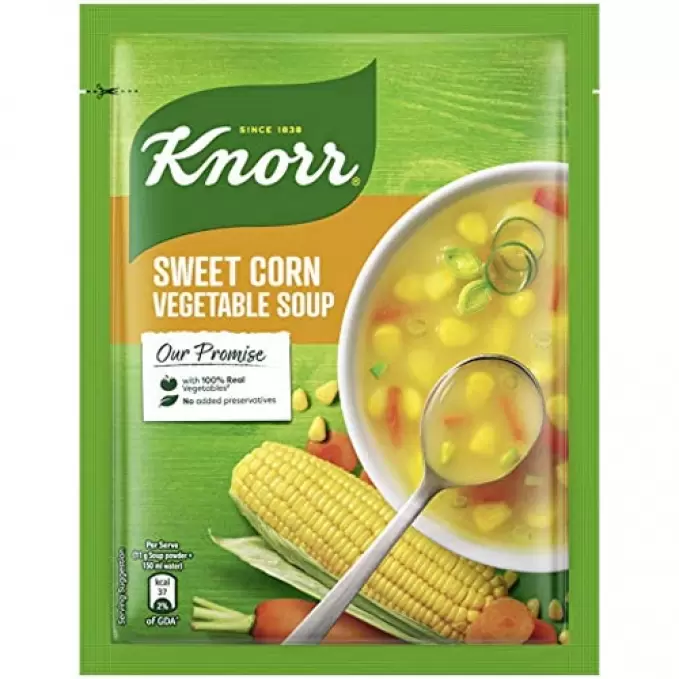 KNORR SWEET CORN VEG SOUP 9.5GM 9.5 gm