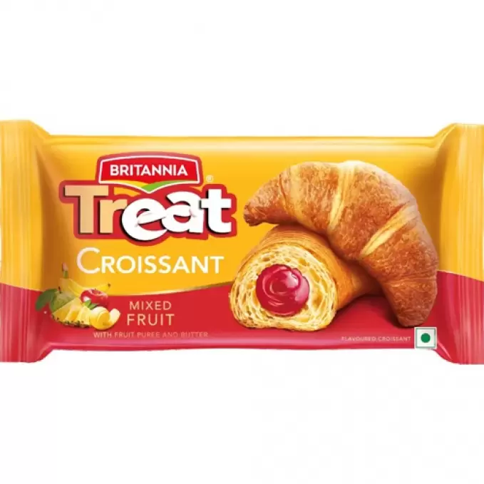 BRITANNIA TREAT CROISSANT MIXED FRUIT 47G 47 gm