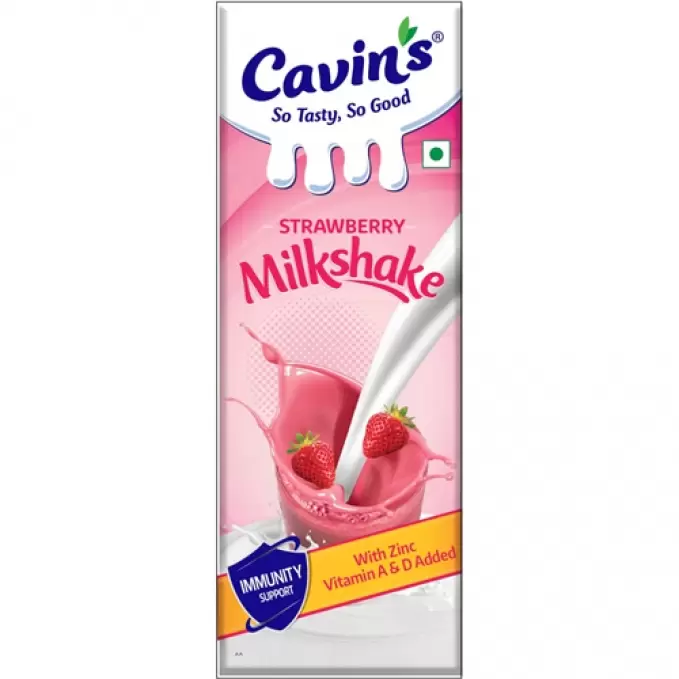 CAVINS MILKSHAKE STRAWBERRY 1L 1 l