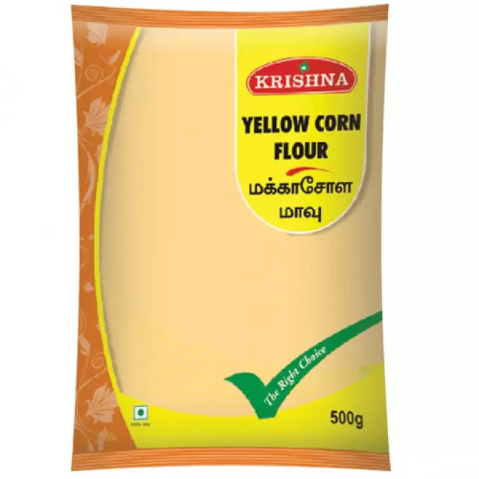 KRISHNA YELLOW CORN FLOUR 500GM 500 gm