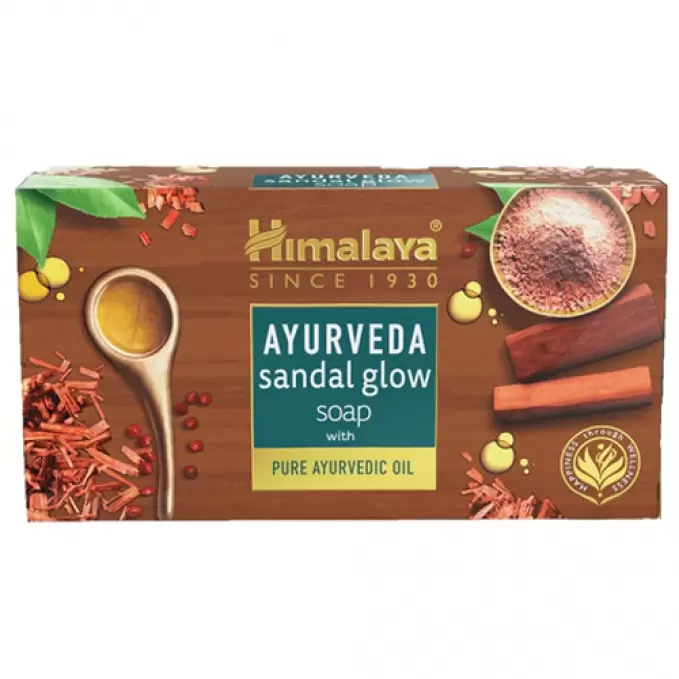 HIMALAYA AYURVEDA SANDAL GLOW SOAP  75 gm