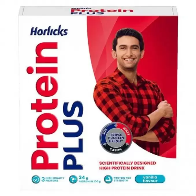 HORLICKS PROTEIN PLUS VANILLA  200 gm