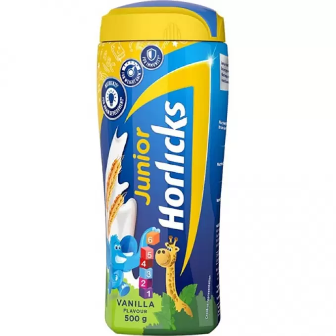 HORLICKS JUNIOR VANILLA JAR 500 gm