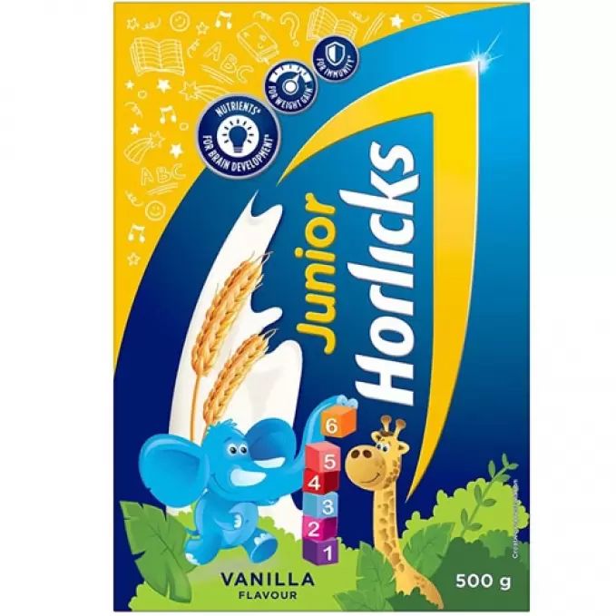 HORLICKS JUNIOR VANILLA REFILL 500 gm