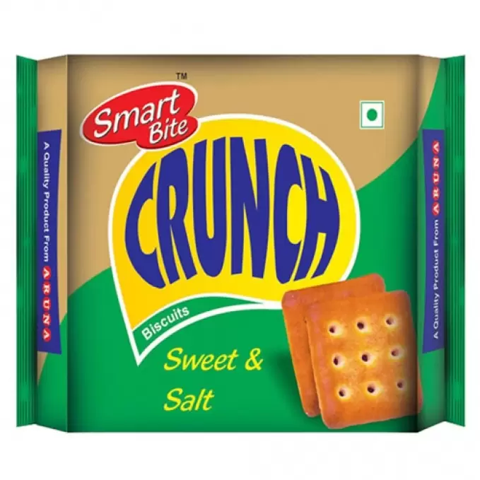 SMART BITE CRUNCH SWEET&SALT BISCUITS 200GM 200 gm