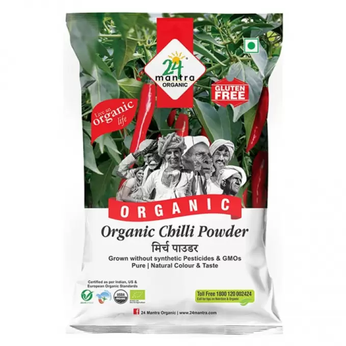 24 MANTRA ORGANIC CHILLY POWDER 100G 100 gm