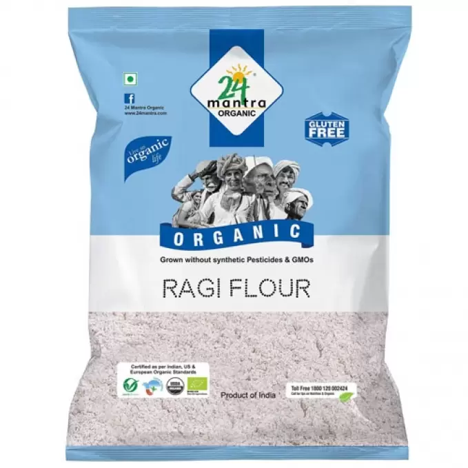 24 MANTRA ORGANIC RAGI FLOUR 500 gm