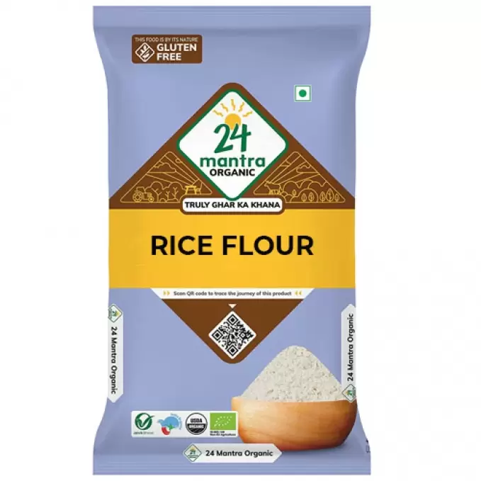 24 MANTRA ORGANIC RICE FLOUR 500 gm