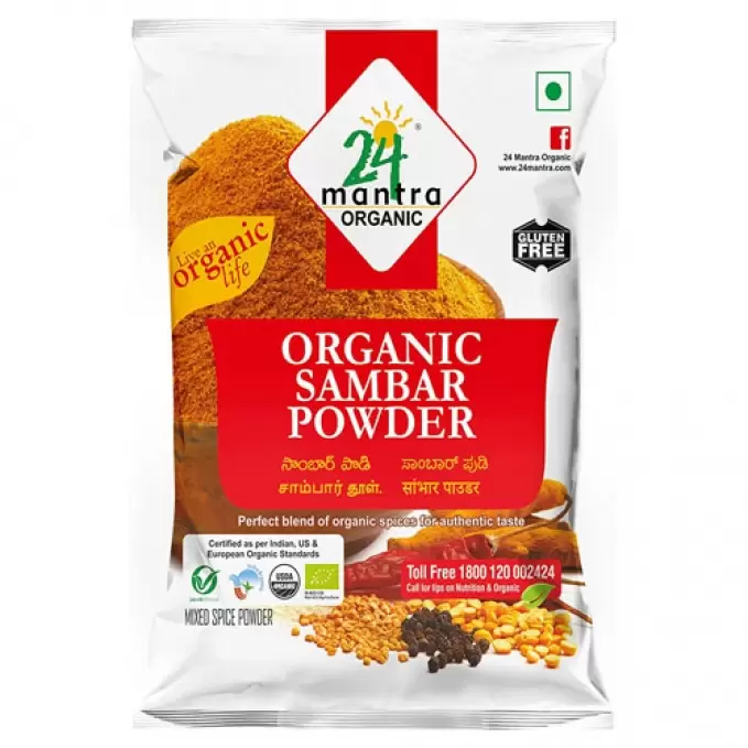 24 MANTRA ORGANIC SAMBAR POWDER 100 gm