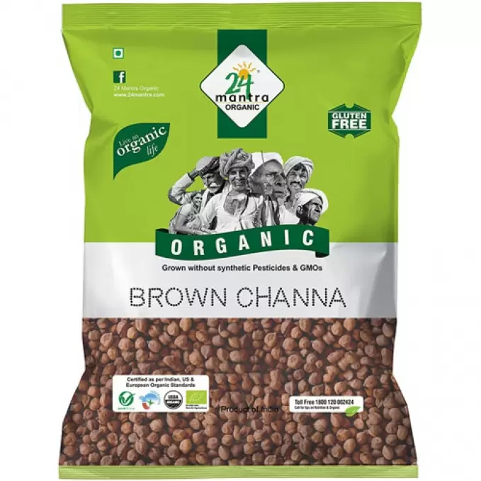 24 MANTRA ORGANIC BROWN CHANA 500 gm