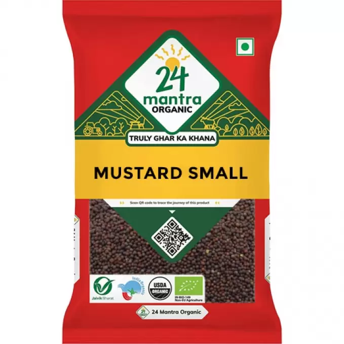 24 MANTRA ORGANIC MUSTARD SMALL 100 gm