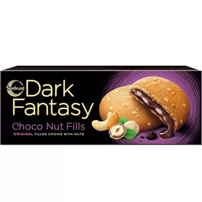 SUNFEAST DARK FANTASY CHOCO NUT FILLS 75G 75 gm