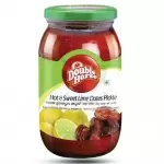 Double horse hot&sweet lime dates pickle 400gm