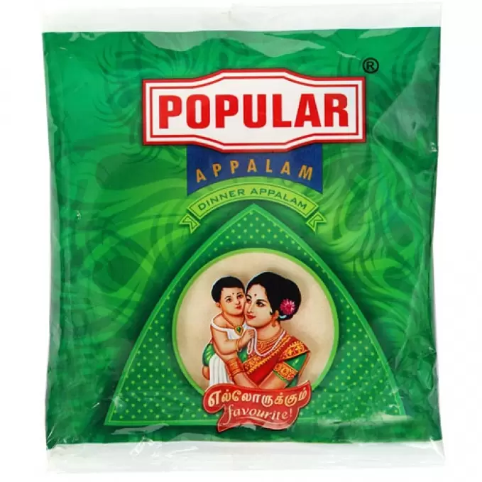 POPULAR APPALAM DINNER SPL 200GM 200 gm