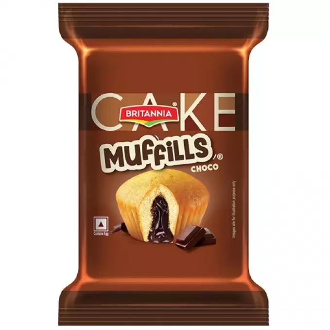 BRITANNIA CAKE MUFFILLS DOUBLE CHOCO  30 gm