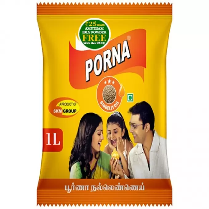 PORNA GINGELLY OIL 1LTR 1 l