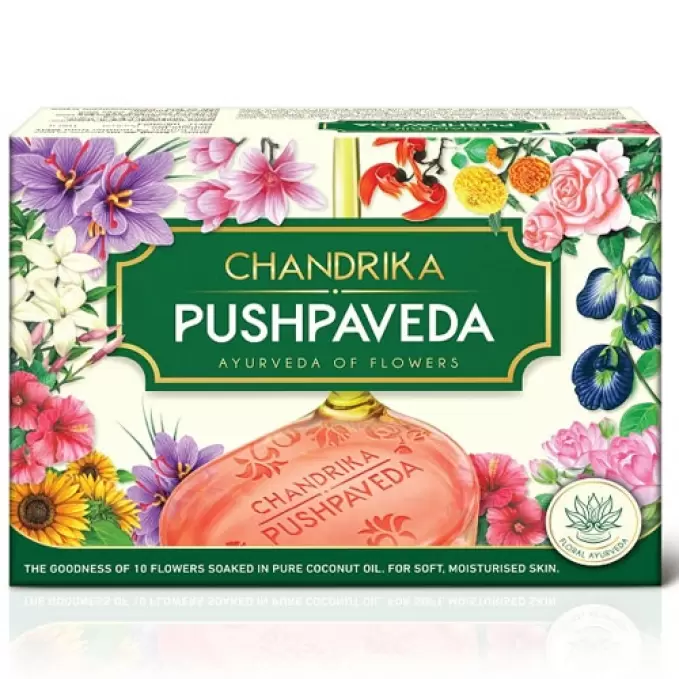 CHANDRIKA PUSHPAVEDA SOAP 100 gm