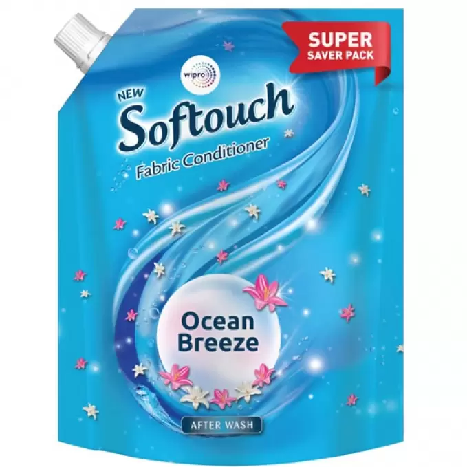 WIPRO SOFTOUCH FABRIC CONDITIONER OCEAN BREEZE 2LTR 2 l