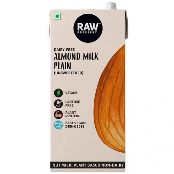 RAW PRESSERY ALMOND MILK PLAIN 1LTR 1 l