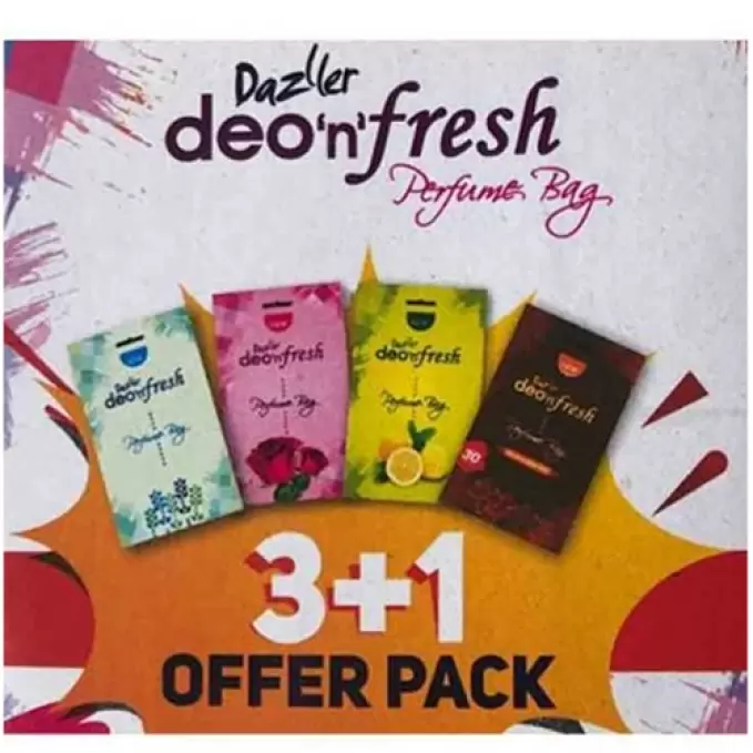 DEO N FRESDH PERFUME BAG 4*10GM 10 gm