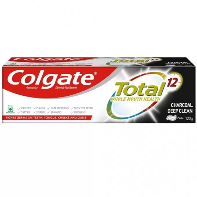 COLGATE TOTAL CHARCOAL DEEP CLEAN TOOTH PASTE 120 gm