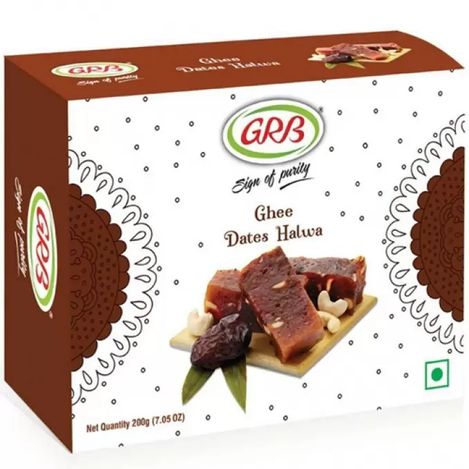 GRB GHEE DATES HALWA 200GM 200 gm