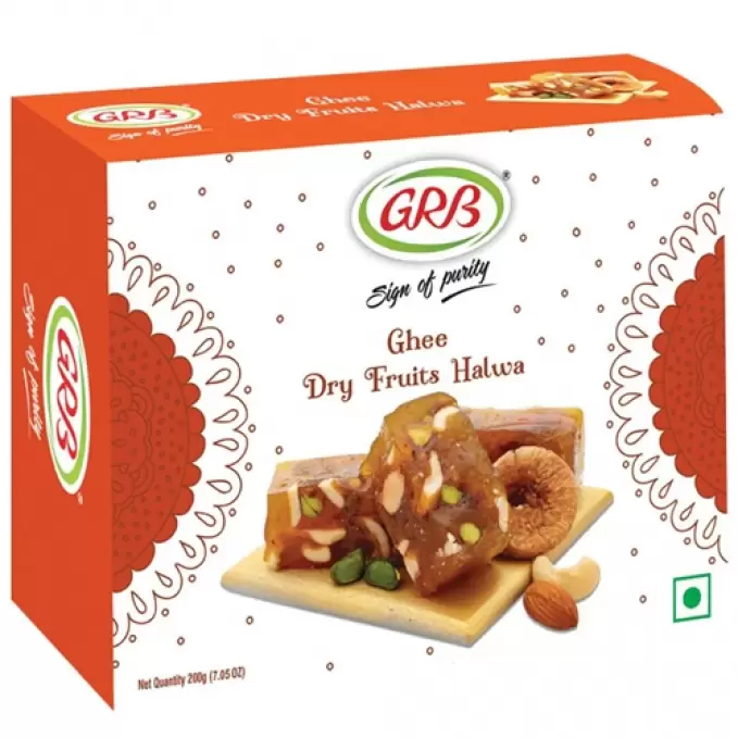 GRB GHEE DRY FRUITS HALWA  200 gm