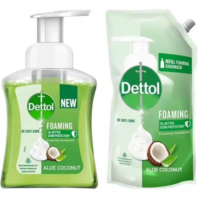 DETTOL ALOE COCONUT FOAMING HANDWASH  700 ml